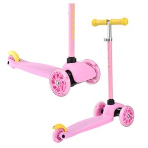 BOLDCUBE - Pink & Yellow - Teeny 3 Wheel Scooter